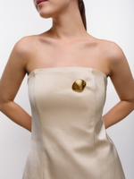 Брошь "Mussel" Gold