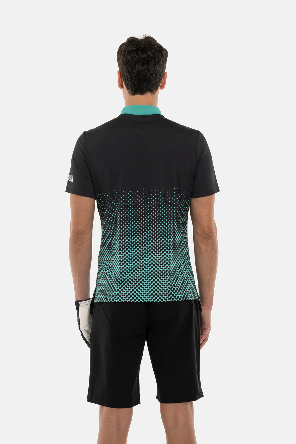 Мужское поло HYDROGEN GEOMETRIC DEGRADE’ TECH POLO (GL0005)