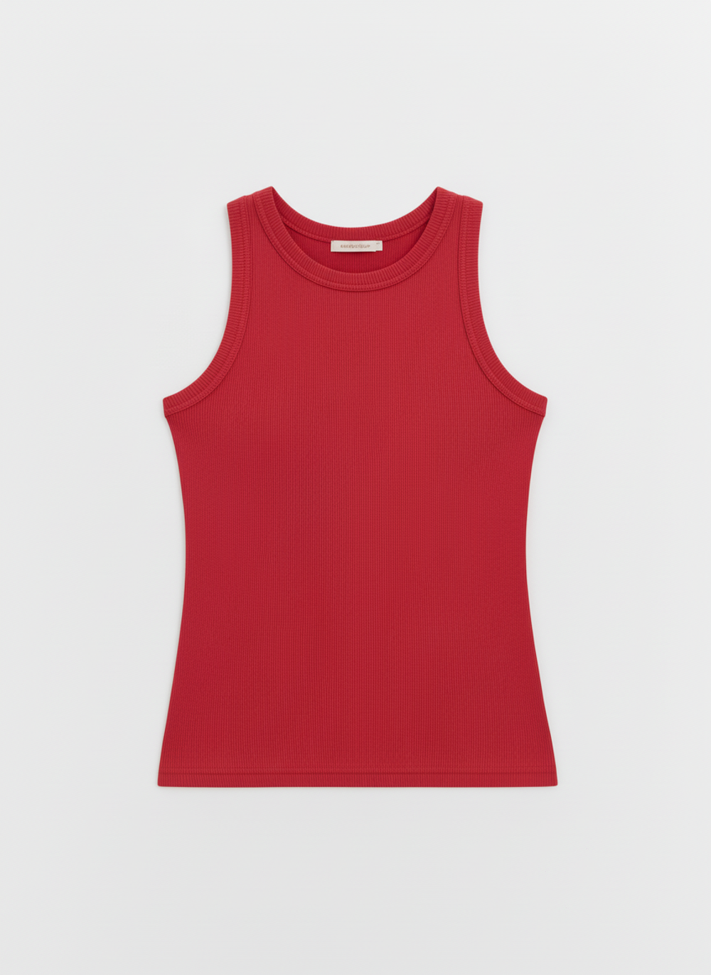 Базовый топ из эластичного хлопка