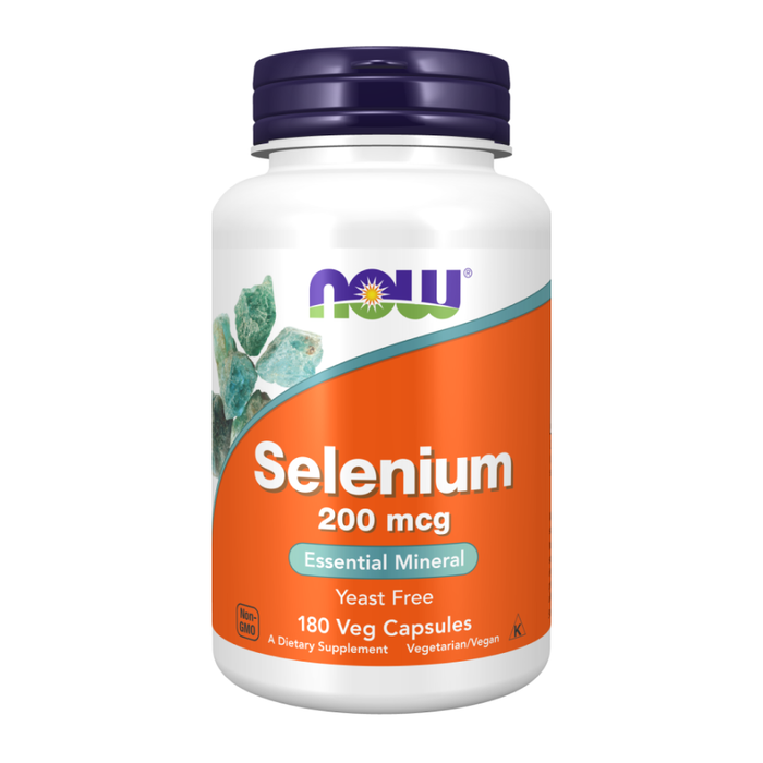 Селен 200 мкг, Selenium 200 mcg, Now Foods, 180 капсул