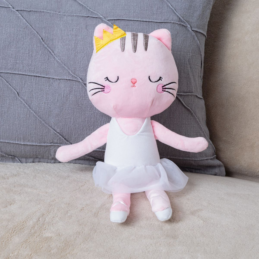 Мягкая игрушка Кошка из велюра для девочек мальчиков подарок
