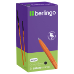 Ручка шариковая Berlingo "Tribase Orange" черная, 0,7мм