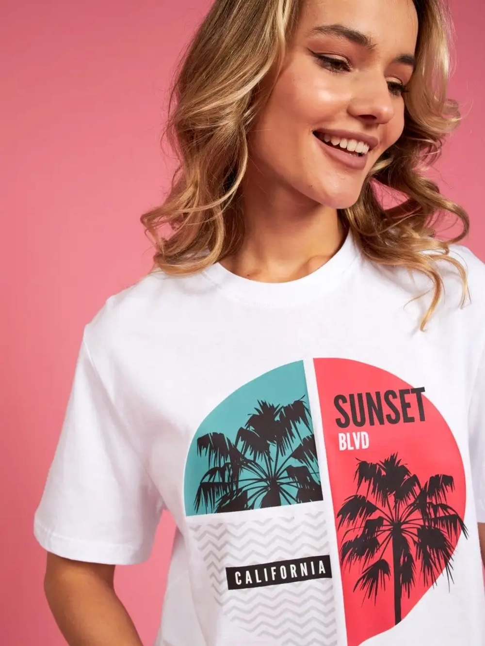 Футболка с принтом california надпись калифорния