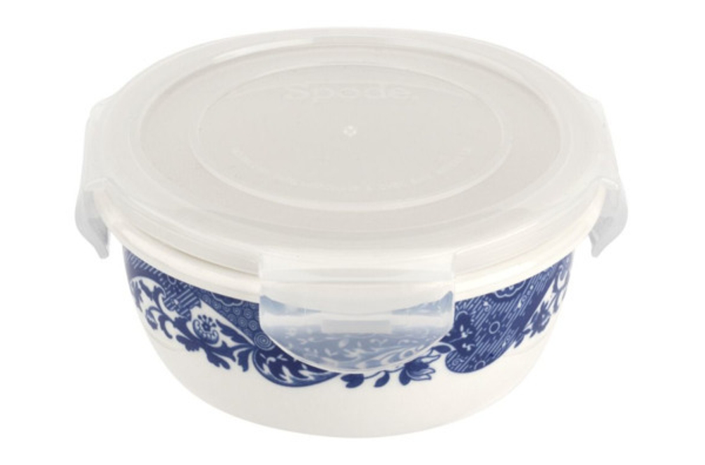 Контейнер круглый с герметичной крышкой 13х6см Spode Голубая Италия
