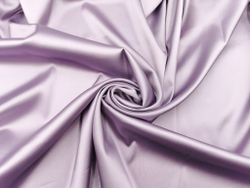 Атлас-стрейч, эластичный, бельевой, морской туман (лиловый)