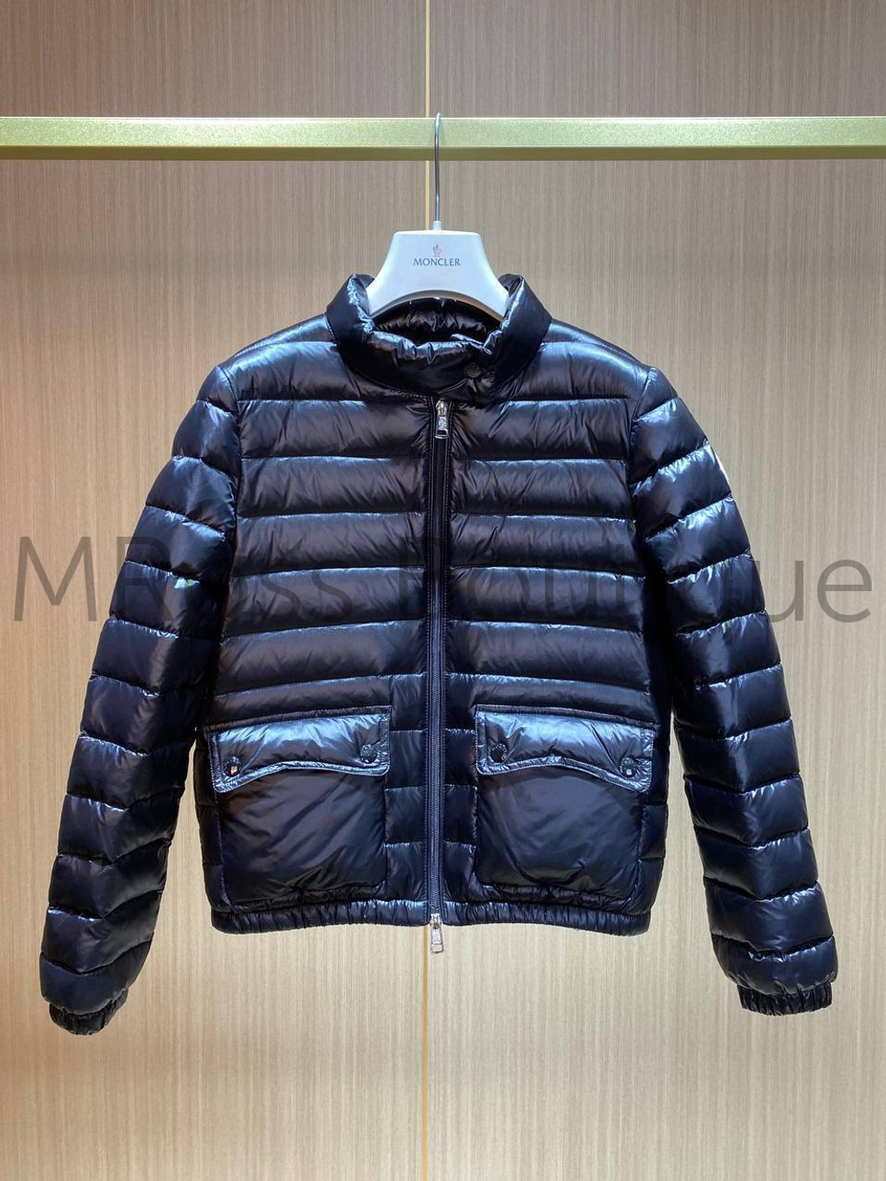 Легкий осенний пуховик Moncler Lans премиум класса