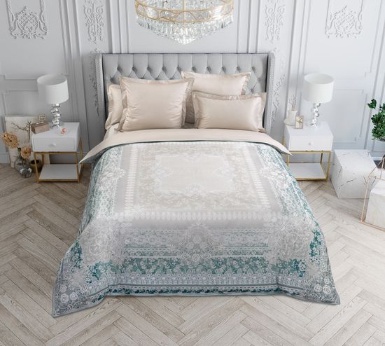Семейный комплект постельного белья Утреннее эхо Мако-сатин Legends