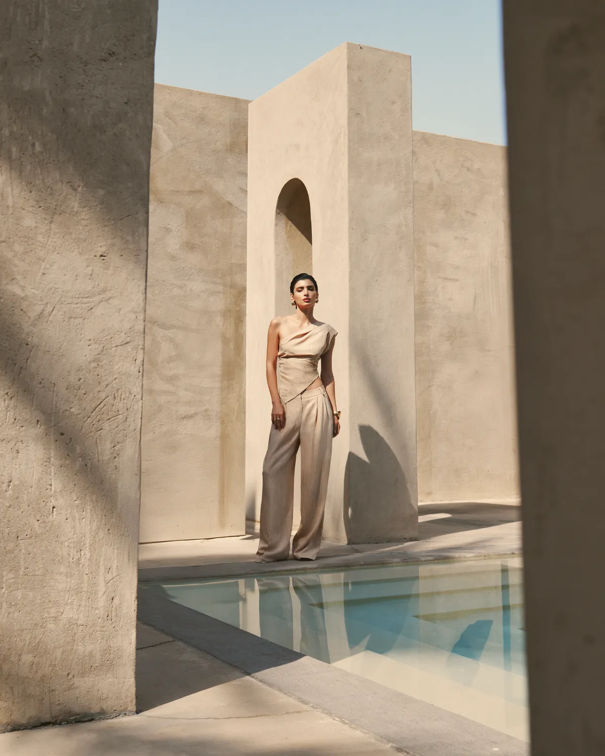 Топ в полоску