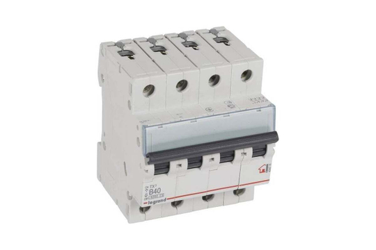 Автоматический выключатель B40A 4П 6000 Tx3 Legrand