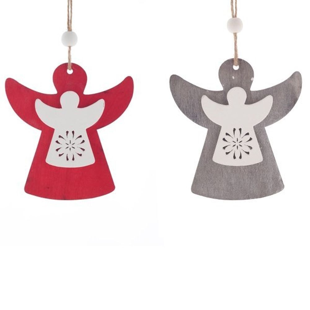 GAEM Украшение новогоднее "Ангел", L9,5 W1 H11 см, 2в.