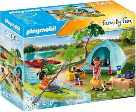 Конструктор Playmobil Family Fun - Палатка для кемпинга, кемпинг, незабываемое приключение на свежем воздухе - Плеймобиль 71425