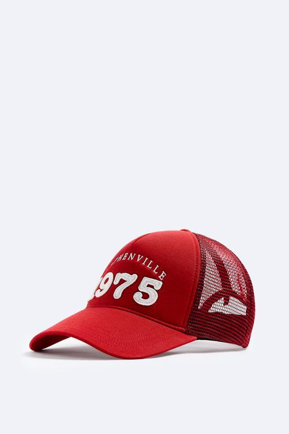 ZARA КЕПКА С РЕЛЬЕФНОЙ НАДПИСЬЮ, КРАСНЫЙ