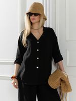 Блузка женская Асель-2 Виотекс ЧЁРНЫЙ