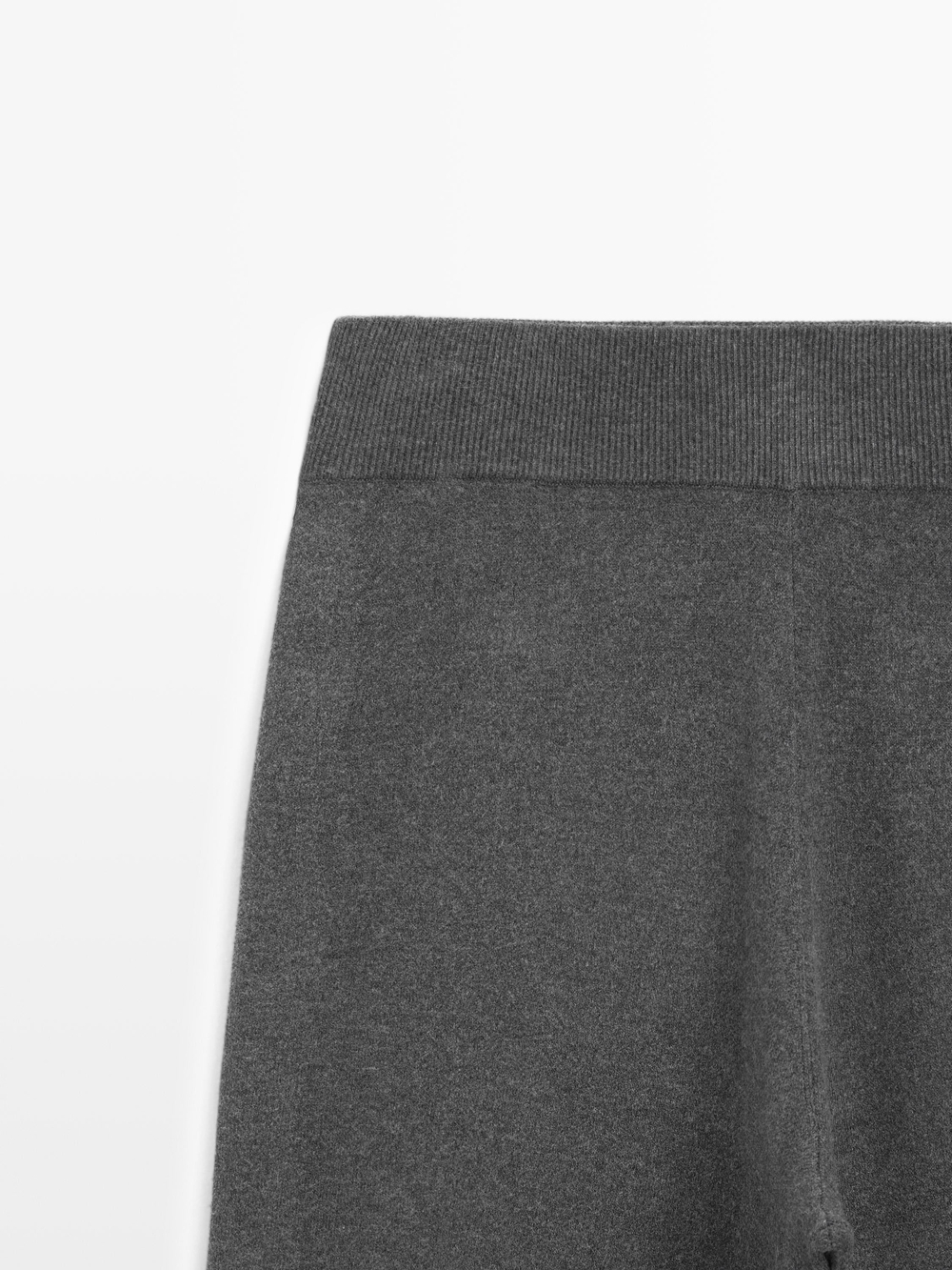 Massimo Dutti Вязаные кюлоты, серый