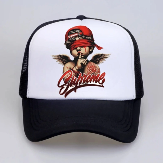 Кепка с принтом "Суприм"