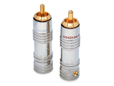 DAXX T09 Разъемы RCA типа 'папа' для распайки кабелей D=9.0мм, цанга -1шт-