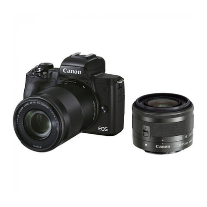 Цифровая фотокамера Canon EOS M50 Mark II Kit EF-M 15-45mm f/3.5-6.3 IS STM + EF-M 55-200mm f/4.5-6.3 IS STM