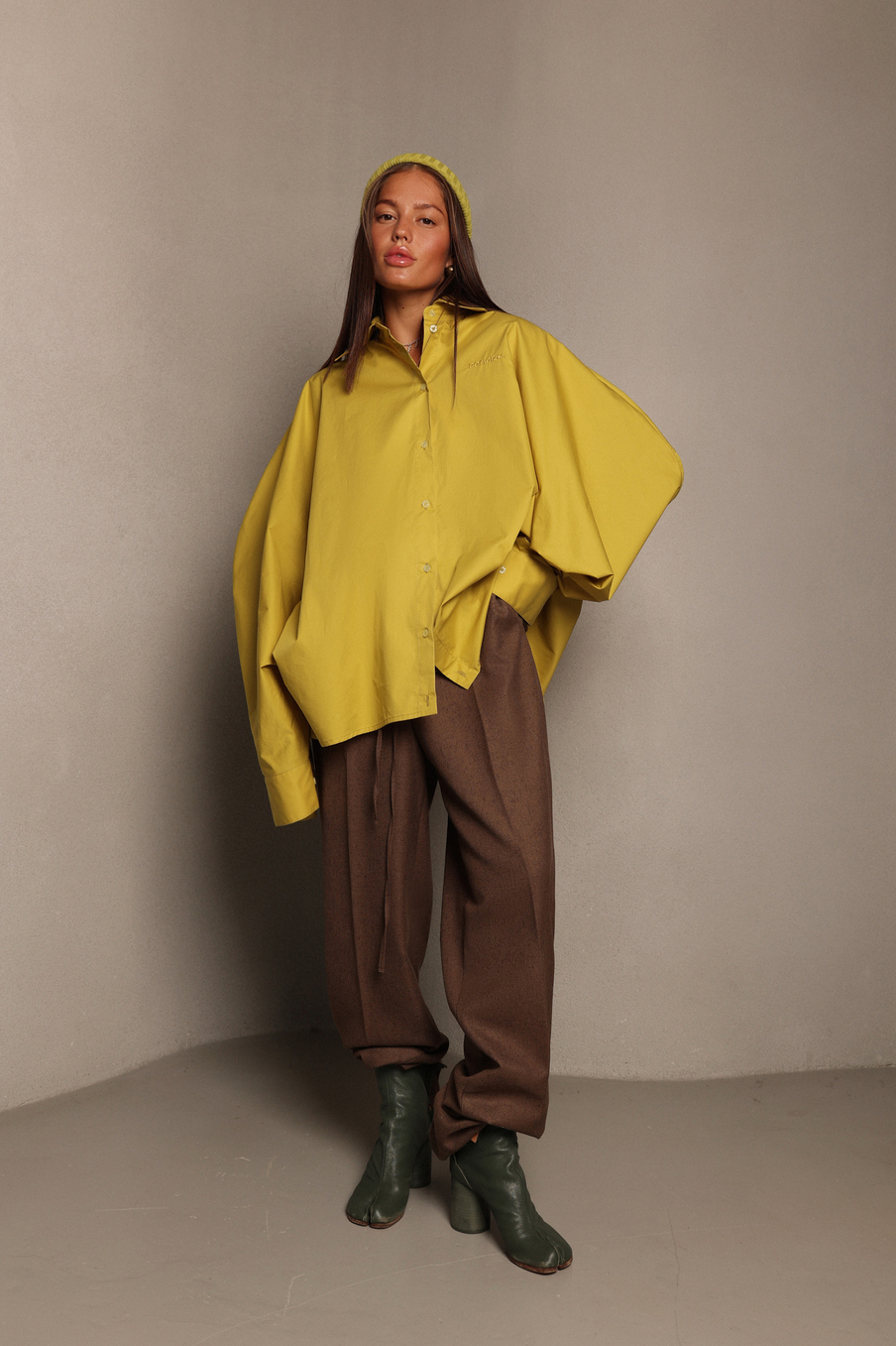 Брюки широкого кроя