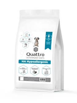 Корм для средних и крупных собак VD Hypoallergenic HA, 9 кг
