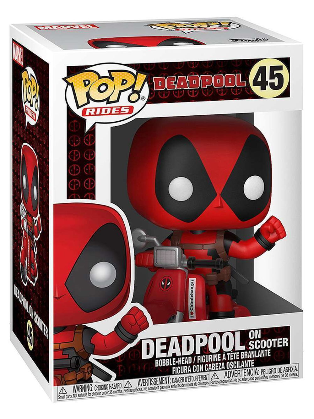 Фигурка Funko POP! Rides Bobble Marvel Deadpool Deadpool on Scooter (45) 30969