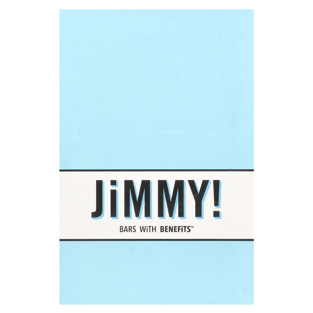 JiMMY!, Bars With Benefits™, протеиновый батончик, карамельное печенье с морской солью и кремом, 12 батончиков по 58 г (2,05 унции)