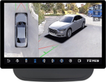 Магнитола для Chevrolet Equinox 2016+ - Teyes CC3-2K-360 монитор 13" 2K QLED на Android 10, 6Гб+128Гб, CarPlay, 4G SIM-слот, 4 камеры в комплекте