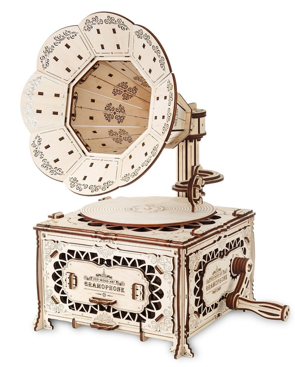 Конструктор деревянный 3D EWA Граммофон
