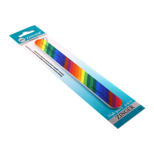 Zinger Пилка для ногтей CLASSIC EA-05 150/220 (радуга)