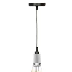 Светильник подвесной ЭРА PL13 E27 - 8 CH под лампу E27 хром