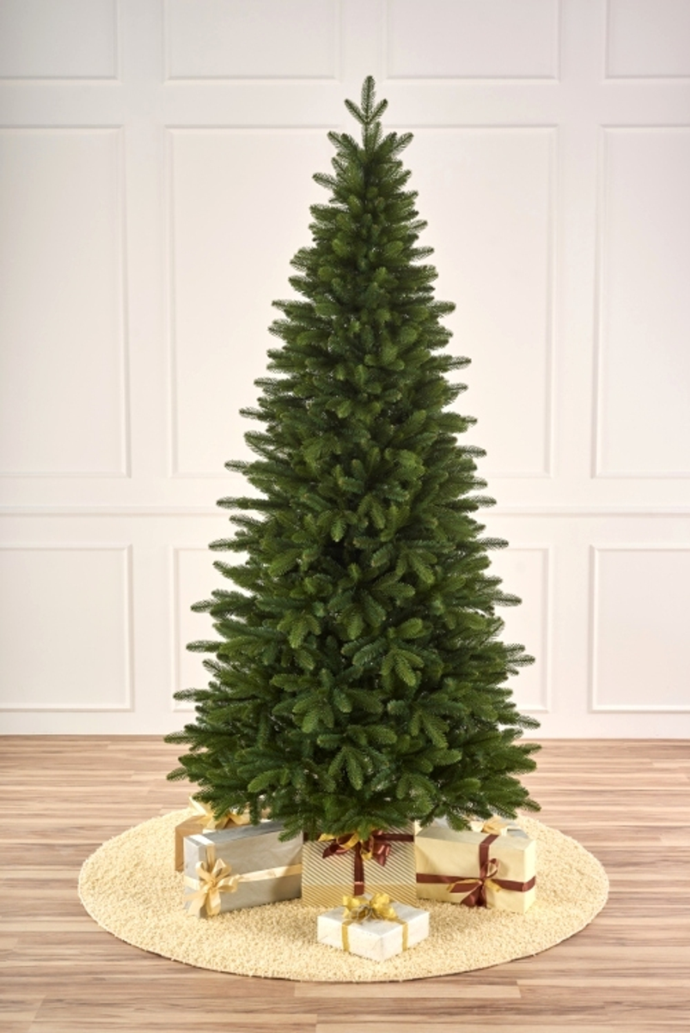 Ель искусственная Португальская 1,8м ПРЕМИУМ подставка металл Литые ветки + Пленка ПВХ МаксКристмас