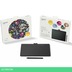 Графический планшет Wacom Intuos M Bluetooth/USB черный (CTL-6100WLK-N)