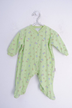 Боди светло-зеленое на 0-3 месяца