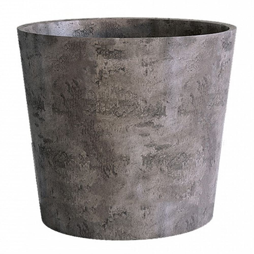 Кашпо CRATER CONCRETE GREY DARK D40 H35
