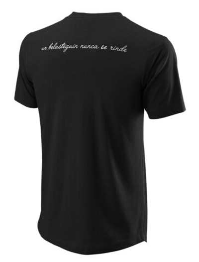 Мужская теннисная футболка Wilson Bela Hype Tech Tee M - black