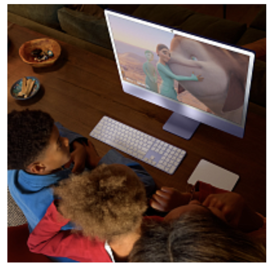 Apple iMac 24" Retina 4,5K, M4 2024 (10C CPU, 10C GPU), 24 Гб, SSD 1 Тб, оранжевый