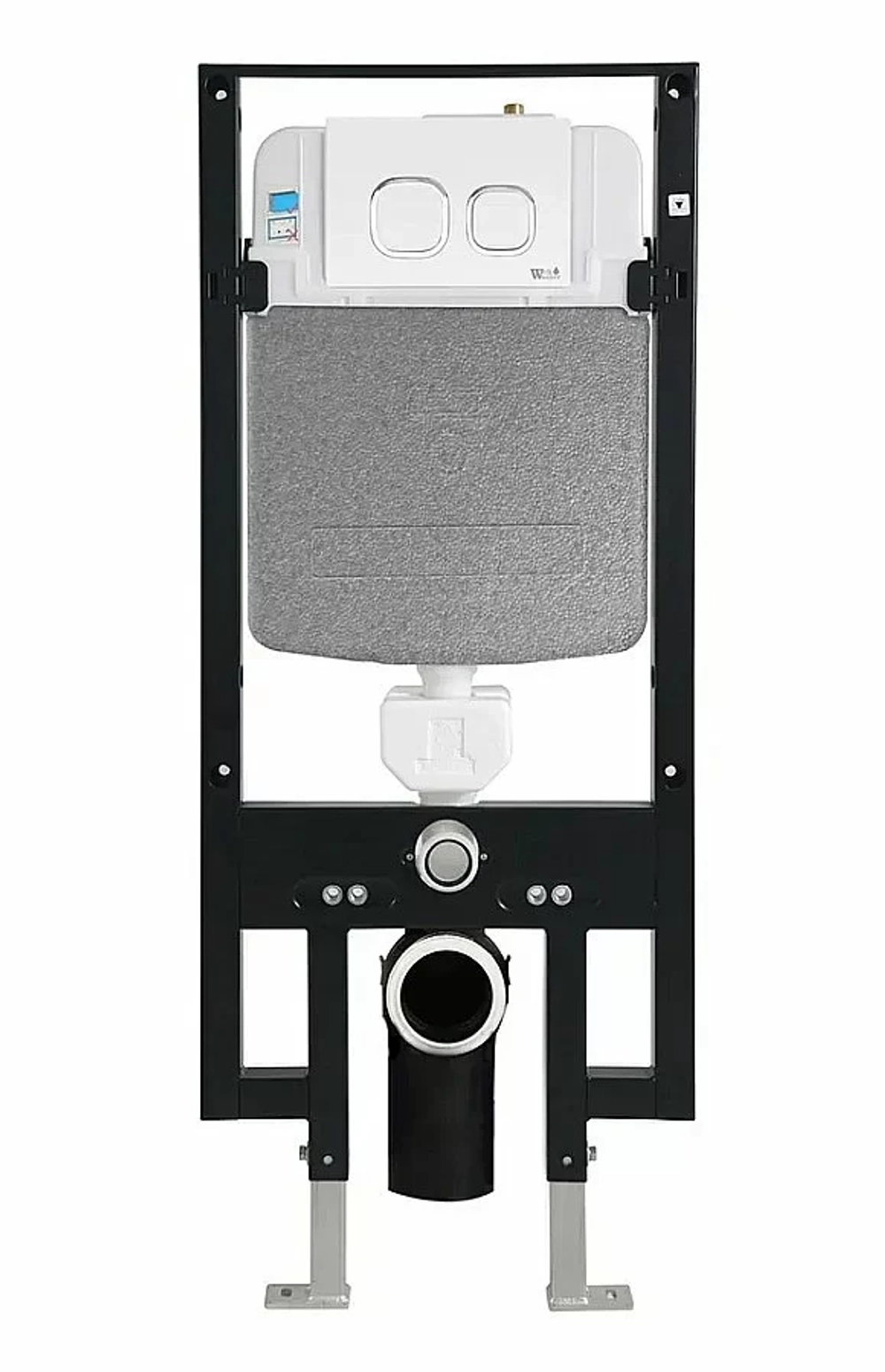 Унитаз с инсталляцией WeltWasser AMBERG 497 + JECKENBACH 004 GL-WT + AMBERG RD-BL