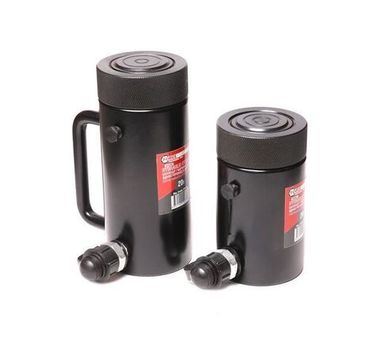 Цилиндр гидравлический с резьбовым штоком и гайкой для механической фиксации 20т (ход штока-150мм,? штока-60мм,общий ?-83мм, L-248мм, 700bar) FORCEKRAFT FK-YG20150LS