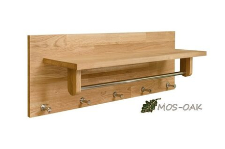 Полка для одежды Альби из массива дуба