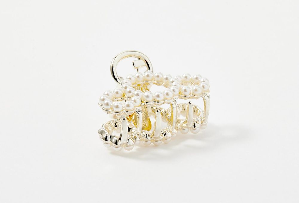 Benten Заколка-краб "Гама", жемчуг