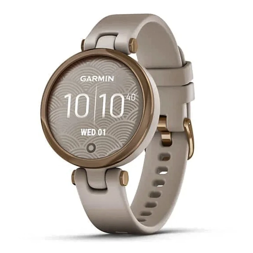 Смарт-часы Garmin Lily безель цвета розовое золото, песочный корпус и, силиконовый, ремешок 010-02384-11