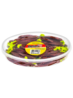 Виброхвост несъедобный Helios Jumbo 4,95"/12.5 см Lime & Orange 100шт. (HS-7-020-N)