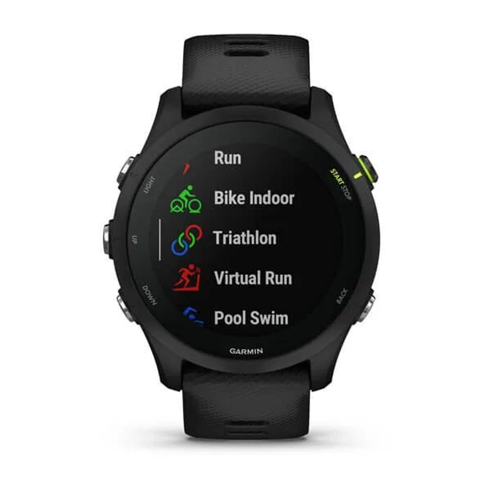 Смарт часы Garmin Forerunner 255 Music с черным ремешком