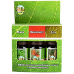 Набор эфирных масел ТМ «Бацькина баня», «Дыши свободно»(Мята, Эвкалипта, Ель)