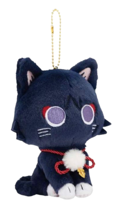 Брелок плюшевый Genshin Impact Wanderer Fairytale Cat Series Dazed Look