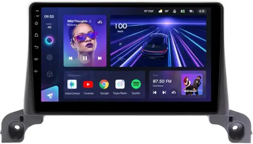 Магнитола для Peugeot 3008, 5008 2016-2022, 4008 2020+ (рамка 9) - Teyes CC3L на Android 10, CarPlay, 4G SIM-слот