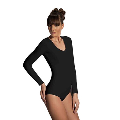 Боди с длинным рукавом Doreanse Modal Basic (Размер: L) (Цвет: черный)