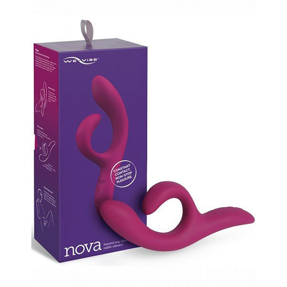 Фиолетовый вибратор-кролик 20,5см We-Vibe Nova 2 SNNASGX