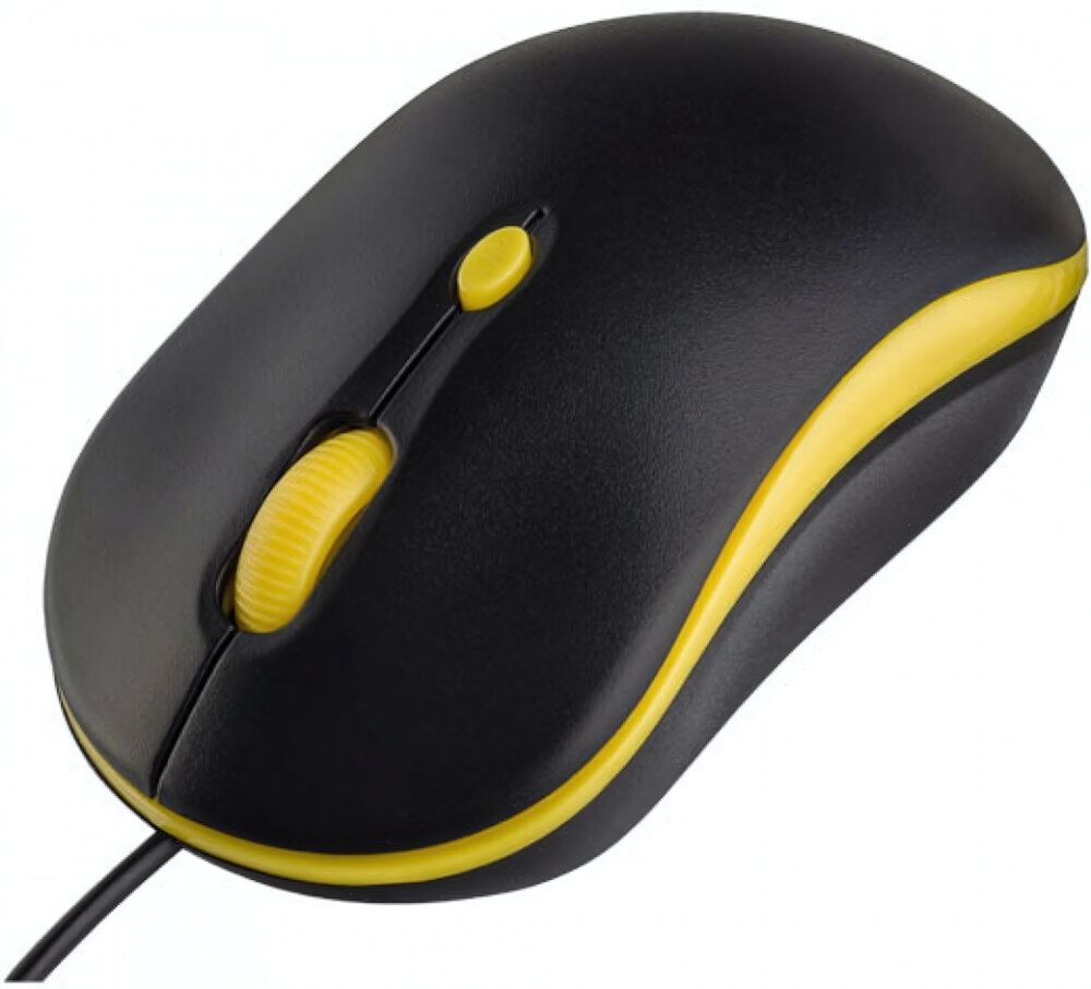 Мышь проводная Perfeo MOUNT Black/Yellow