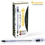 Ручка шариковая Crown "Oil Jell" черная, 0,7мм, 1шт