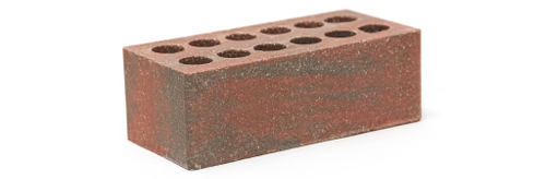 Кирпич лицевой гиперпрессованный полуторный клинкер